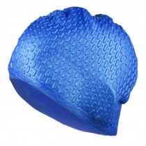 Silicone Swim Cap Swimming Hat Swimming Accessories Waterproof, Blue