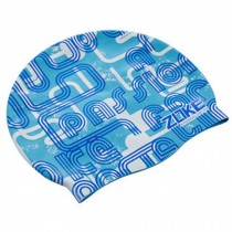 Premium Swim Cap Swimming Hat Silicone Caps Unisex, Blue