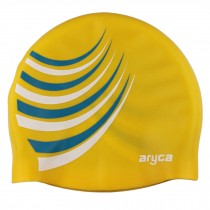 Yellow Swim Cap Silicone Swimming Hat Swim Hats Adults Unisex