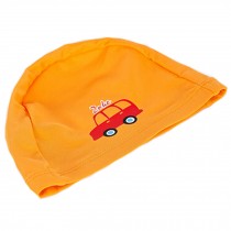 Lovely Car Children's Knitted Swimming Caps Baby Swimming Cap,Orange