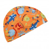 The Undersea World Children's Knitted Swimming Caps Baby Swimming Cap,Orange