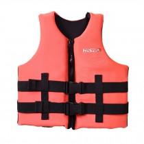 Unisex Swim Vest Learn-to-Swim Floatation Jackets (Orange, 7-12 Years Old)