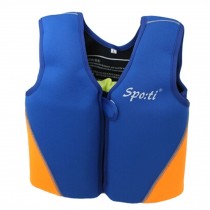 Swim Vest Learn-to-Swim Floatation Jackets For Kids Life Vest,Blue/Orange