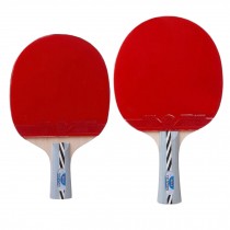 Set Of 2 Table Tennis Racket, Long & Short Wathet Blue Handle
