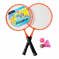 Kid's Badminton Sets Children Indoor/Outdoor Sports Toy Ball Game-Orange/Black