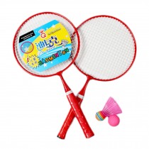 Kid's Badminton Sets Children Indoor/Outdoor Sports Toy Ball Game-Red