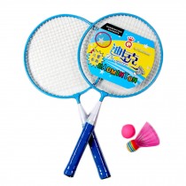 Kid's Badminton Sets Children Indoor/Outdoor Sports Toy Ball Game-Blue/White