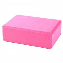Set of 2 High-Density Yoga Block Foam Blocks Brick Yoga Mat Accessory - Rose Red