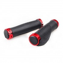 Set Of 2 Anti Slip Sponge Bicycle Handlebar Grips/Rubber Handlebars Black/Red