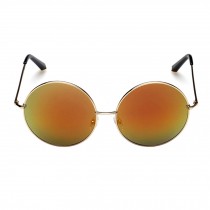 Premium Retro-Vintage Style Round Sunglasses Glasses Eyewear Eyeglasses - Orange