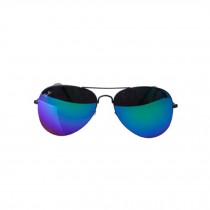 Fashion Unisex Colorful Lens Pretty Sunglasses Black Frame,Green Purple