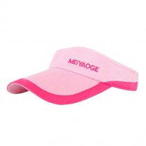 Women Outdoors Sport Cap Sunbonnet Visor Tennis Golf Hats,Adjustable,Pink