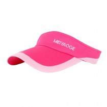 Women Outdoors Sport Cap Sunbonnet Visor Tennis Golf Hats,Adjustable,Rose
