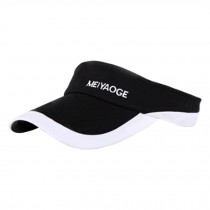 Women Outdoors Sport Cap Sunbonnet Visor Tennis Golf Hats,Adjustable,Black