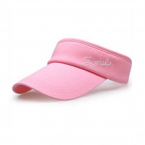 Men/Women Fashion Sports Cap Sunbonnet Visor,Adjustable Tennis Hats,Pink