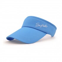 Men/Women Fashion Sports Cap Sunbonnet Visor,Adjustable Tennis Hats,Wathet blue