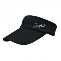 Men/Women Fashion Sports Cap Sunbonnet Visor,Adjustable Tennis Hats,Black