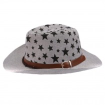 Unisex Kids Fedora Hat Bucket Hat, Lightweight Cap Sunhat  Cowboy Hat Grey