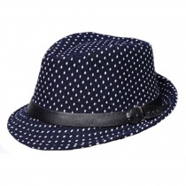 Unisex Kids Fedora Hat Bucket Hat, Lightweight Cap Sunhat England cap Navy