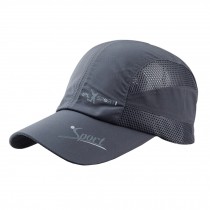 Mens Peaked Cap One Size Baseball Flexfit Caps Adjustable Sport hats Grey