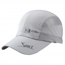 Mens Peaked Cap One Size Baseball Flexfit Caps Adjustable Sport hats Light Grey
