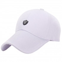 Unisex Outdoors Sports Cap Peaked Cap Adjustable, Korean Baseball Cap White