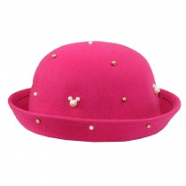 Winter Autumn Elegant  Hat Floppy Hat Bowler Hat  Wide Brim Hat  for  Girl , Fashionable Style