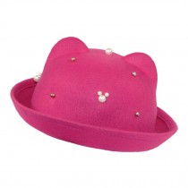 Comfortable Fashionable Style Autumn Elegant  Hat Floppy WinterHat Bowler Hat Wide Brim Hat for Girl