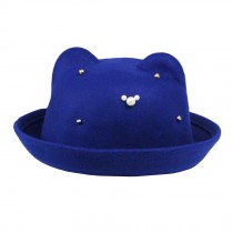 Bowler Hat Wide Brim Hat for Girl/Comfortable/Autumn Elegant Hat Floppy Winter Hat/Fashionable Style