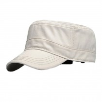Sports Fitted Cap Flexfit Hats Flat Baseball Caps, Beige/White, Unisex