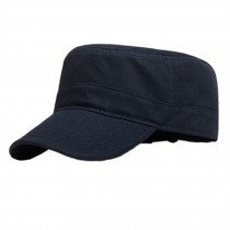 Fashion Fitted Cap Flexfit Hat Sports Hats- Navy Blue