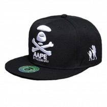 Hiphop Style Baseball Cap Fitted Caps Flexfit Hats - Black
