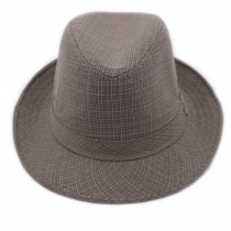 Fashion Breathable Fedora Hat Sun Hat Outdoor Hats Caps Unisex, Grey