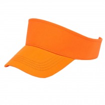 Summer Visor Hat Sun Hat Adjustable Sport Cap for Children, Orange