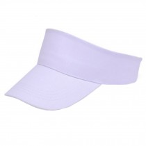 Children Visor Hat Adjustable Sun Hat Summer Cap Outdoor Sport, White