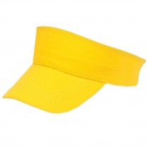 Outdoor Sports Visor Hat Adjustable Sun Hat Cap for Kids/Students, Yellow
