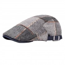 Trendy Design Cotton Flat Cap Newsboy Caps Cabbie Driver Hunting Hat, NO.06