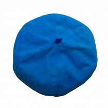 Ladies Cloth Beanie Hat Trendy Beret Winter Painter Cap Floppy Hat ,Blue