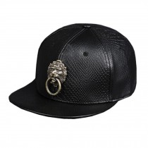PU Adjustable Baseball Cap Snapback Hat Sun Hats Caps Summer Hats, F