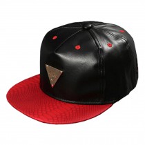 PU Summer Outdoor Caps Cool Hats Hip-Hop Cap Baseball Cap Snapback Hat, S