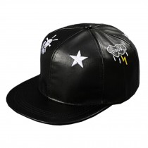PU Summer Outdoor Snapback Hat Caps Baseball Cap Cool Hats Hip-Hop Cap, U