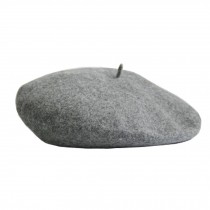 Classic gray Cap British style Women's Gil's  Fashion Wool Beret Hat