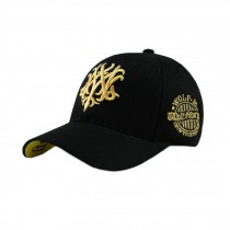 Outdoor Hat with Classic Baseball Cap Styling for Men(Black/Gold)