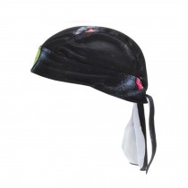Cool Outdoor Sports Sweatband/Turban/ Skull Cap/ Headband, Black