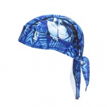 Skull Cap/ Headband/ Sweatband For Men's Outdoor Activity, Blue