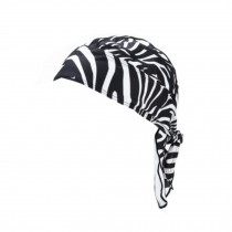 Skull Cap/ Turban/ Headband/ Sweatband, Zebra-Stripe