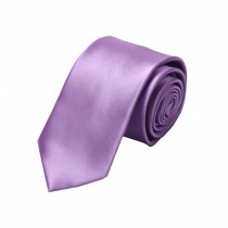 Simple&Chic Men's Business Ties Formal Necktie with Gift Box,Light Purple