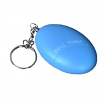 Emergency Self-Defence Electronic Personal Security Keychain Alarm - Light Blue