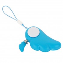 Emergency Self-Defence Electronic Personal Security Keychain Alarm, Blue, Wing