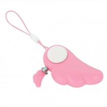 Emergency Self-Defence Electronic Personal Security Keychain Alarm, Pink, Wing